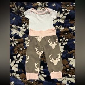 Baby girl outfit deer